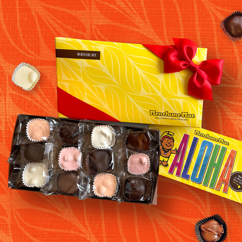 Menehune Mac 24-Count Aloha Gift Box Chocolates